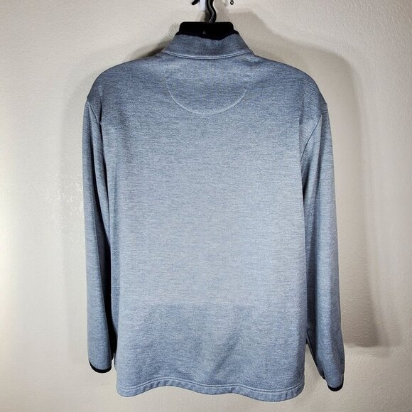 Callaway Mens Heather Gray 1/4 Zip Pullover XL Sweatshirt Long Sleeve Polyester - Picture 9 of 9